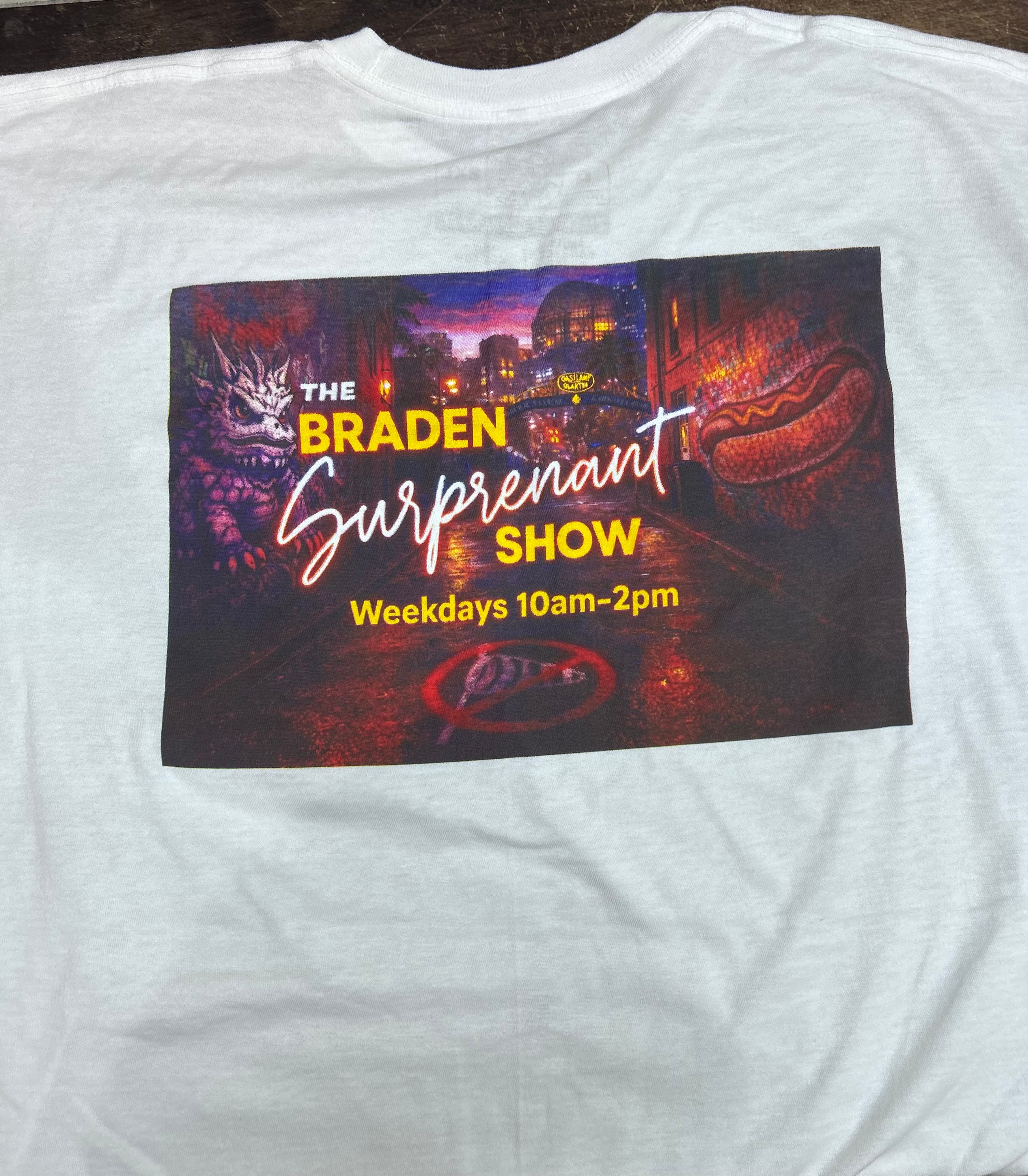 The Braden Surprenant Show Tee - White