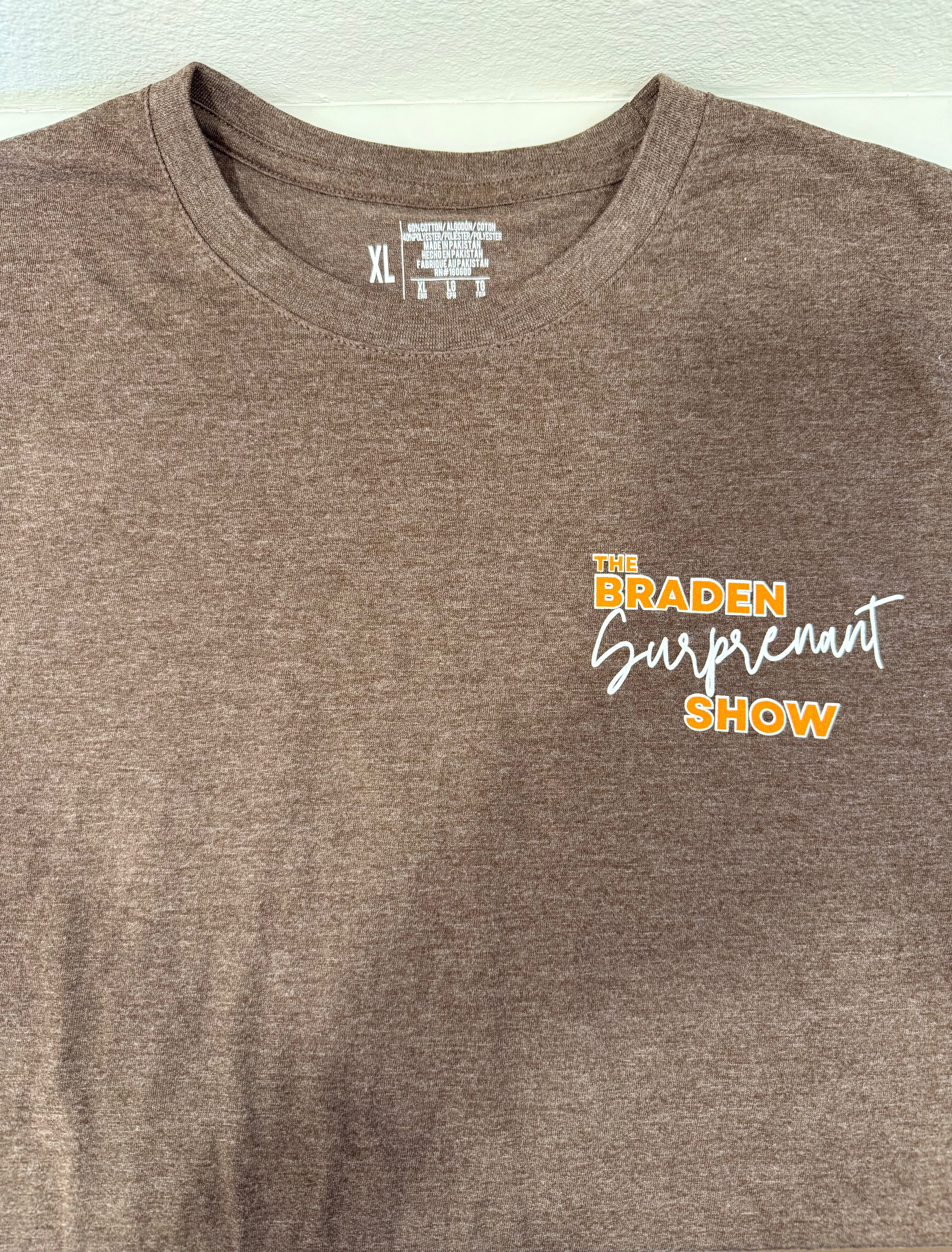 The Braden Surprenant Show Tee - 80s Mocha