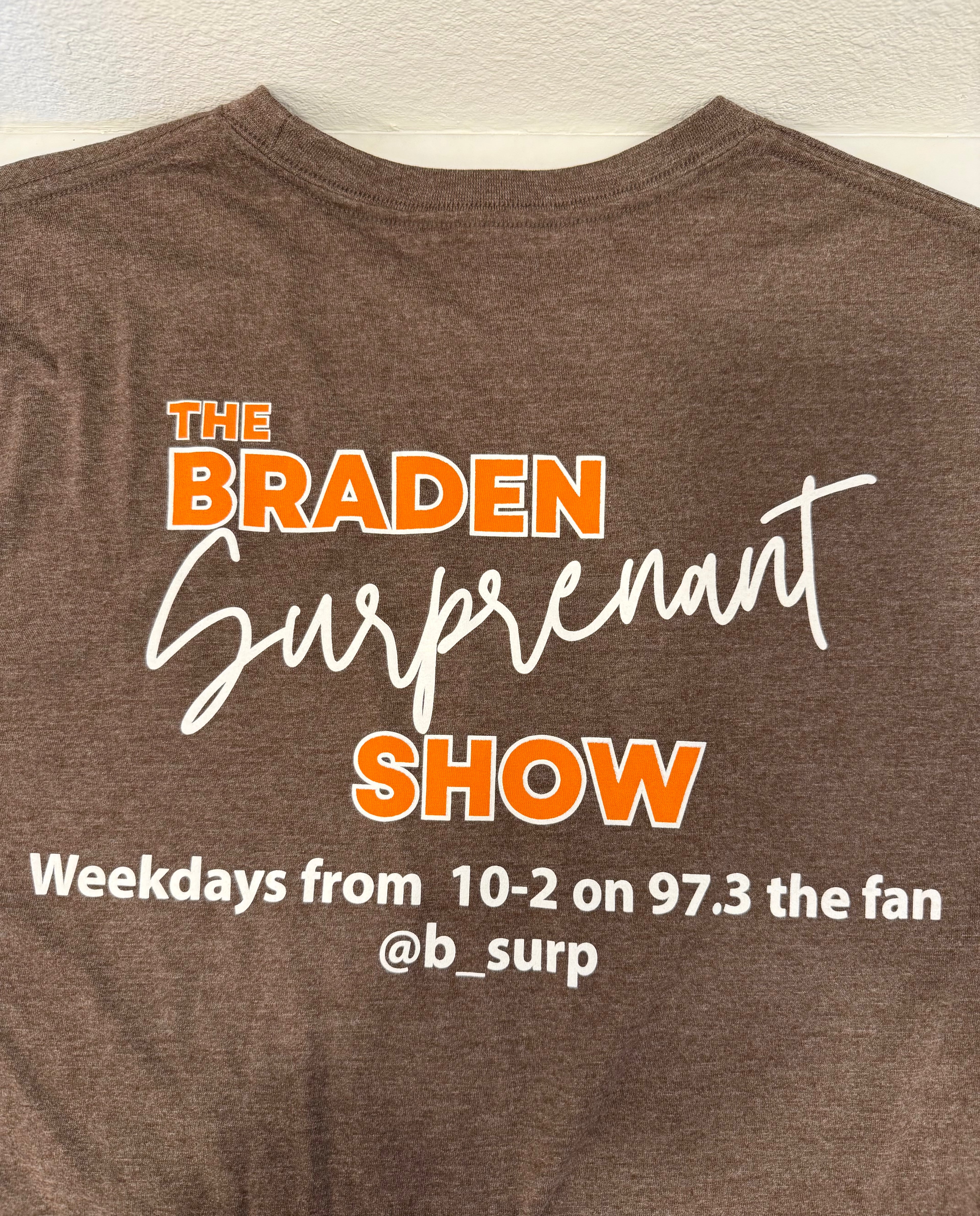 The Braden Surprenant Show Tee - 80s Mocha